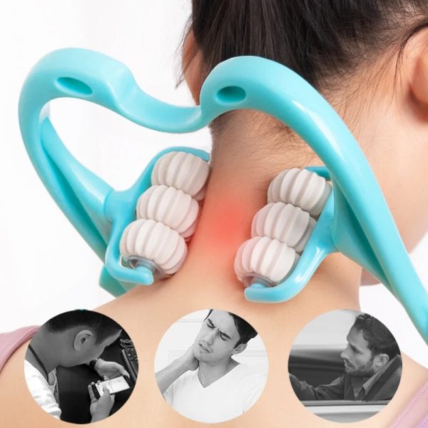 6 Wheel Pressure Point Neck Massager Linovyn