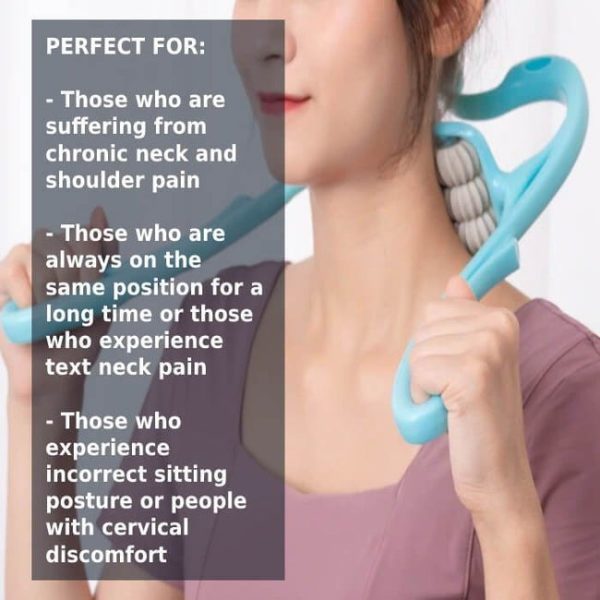 6 Wheel Pressure Point Neck Massager Linovyn