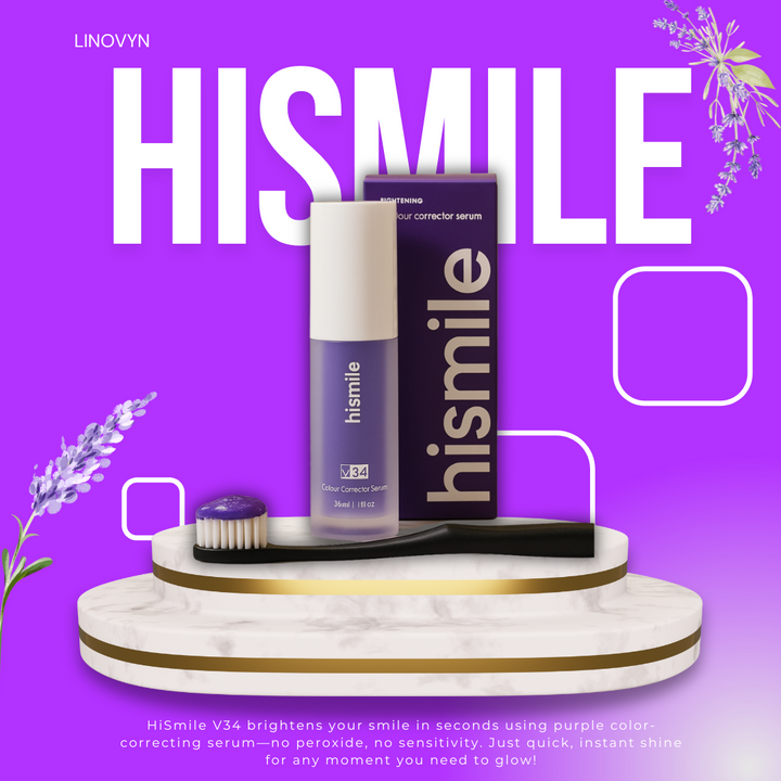 Hismile V34 Teeth Brightener Serum Linovyn