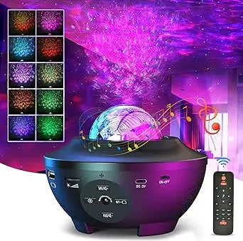 Galaxy Star Light Projector. (double Speaker) Linovyn
