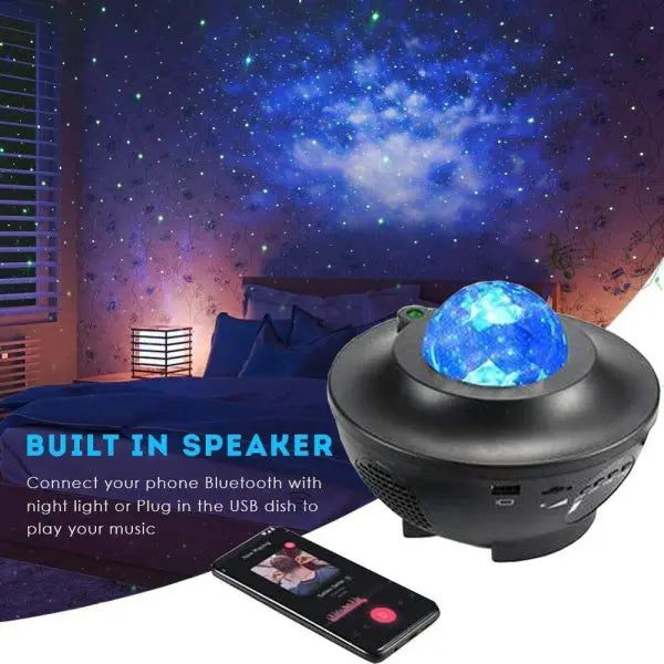 Galaxy Star Light Projector. (double Speaker) Linovyn