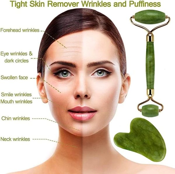 Jade Roller And Gua sha Linovyn
