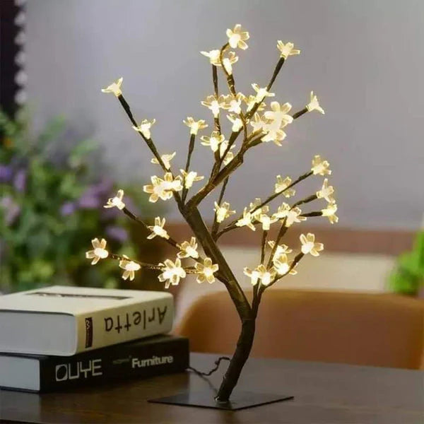 LED lights tree table lamp Linovyn