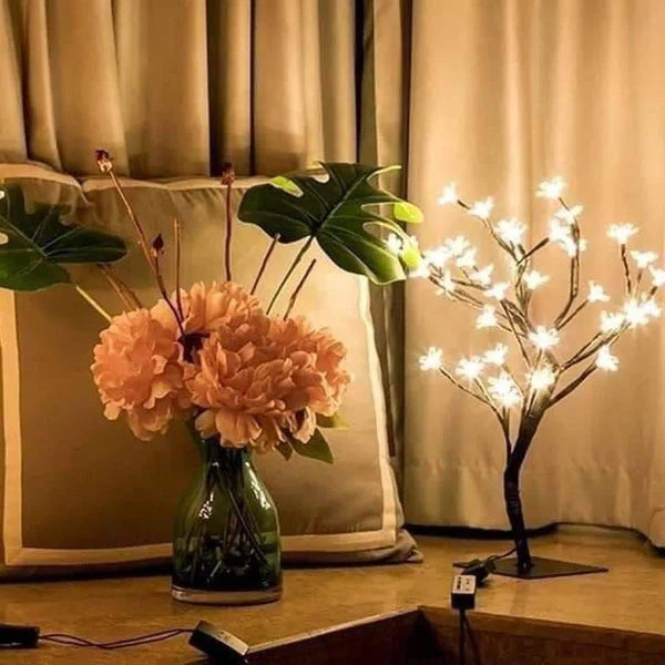 LED lights tree table lamp Linovyn