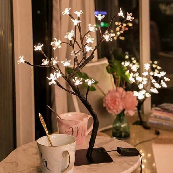 LED lights tree table lamp Linovyn