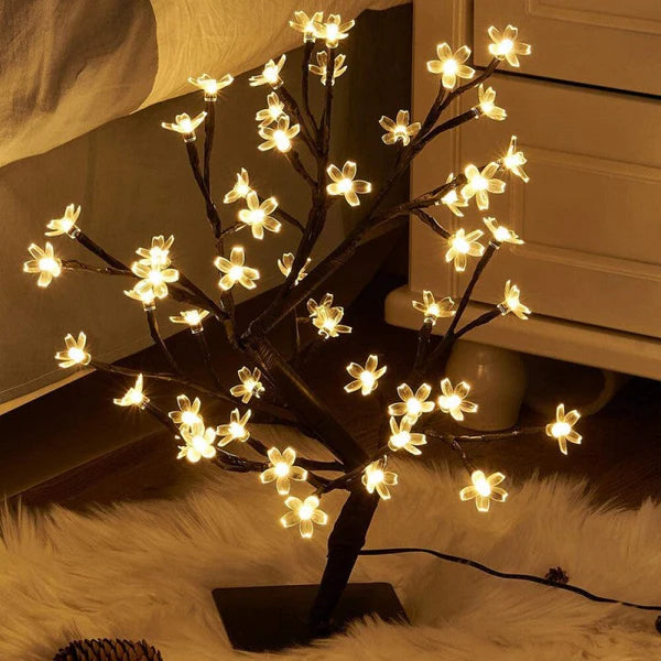 LED lights tree table lamp Linovyn