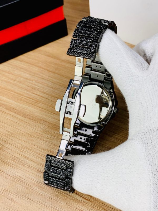 Premium Black Stone Watch Linovyn