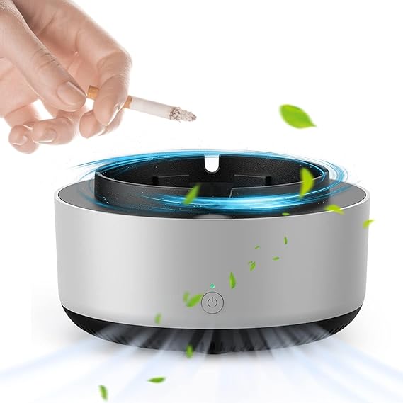 2-in-1 Air Purifier Quiet Ashtray Linovyn