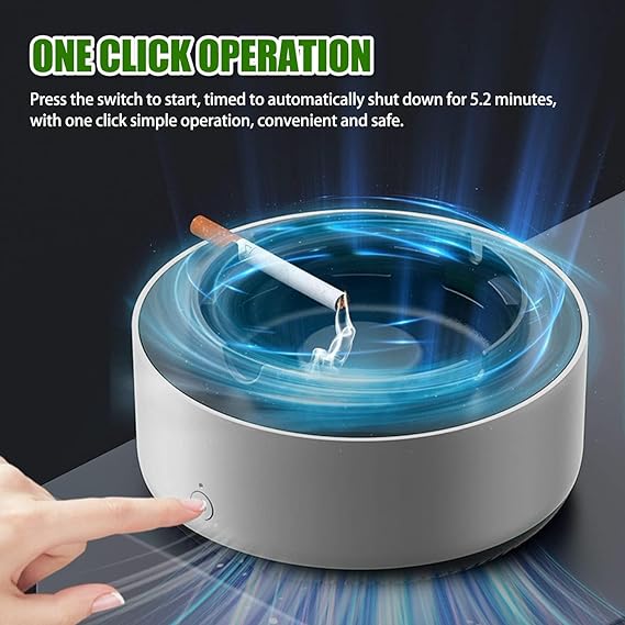 2-in-1 Air Purifier Quiet Ashtray Linovyn