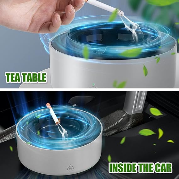 2-in-1 Air Purifier Quiet Ashtray Linovyn